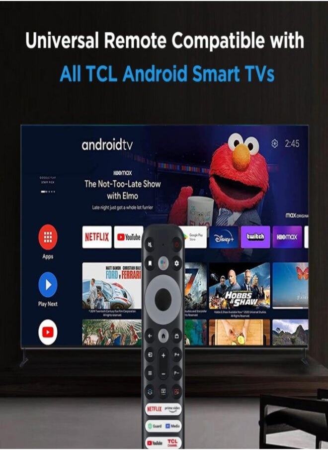 ماركة غير محددة استبدال جهاز التحكم عن بعد ل TCL LED QLED 4K UHD تلفزيون أندرويد ذكي  - Image 4