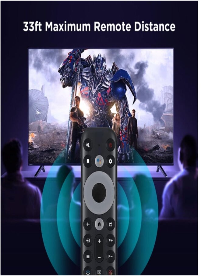 استبدال جهاز التحكم عن بعد ل TCL LED QLED 4K UHD تلفزيون أندرويد ذكي