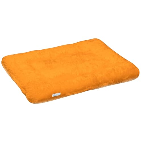 NEXTGO Floor Seat Cushions Yoga Meditation Mat Pooja aasan Soft Extra Comfortable Feather Touch Last Long Upto Washable Material Size 24 x 30 Inch 2 x 2.5 Fit Color Bhagwa Orange - Image 1