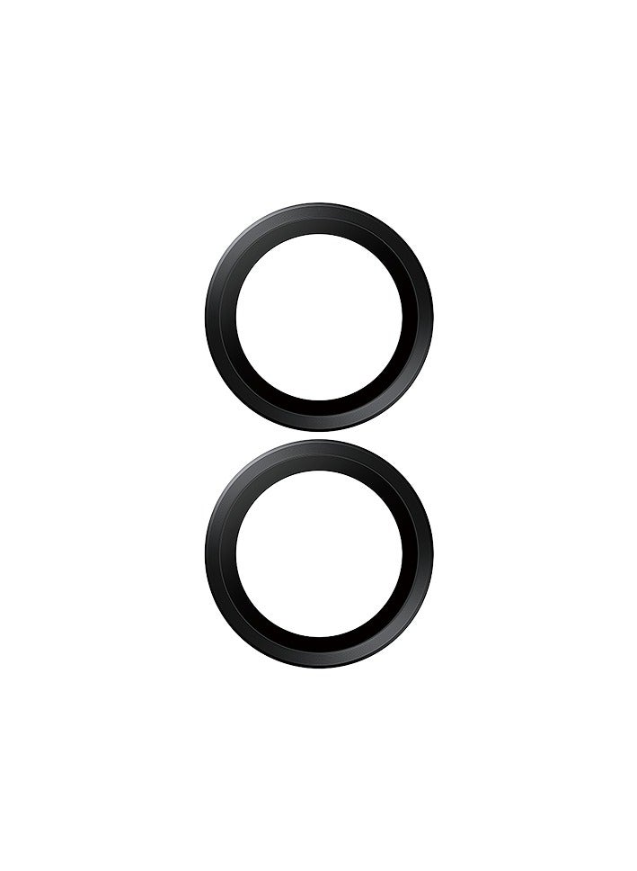 PanzerGlass Hoops Camera Lens Protector iPhone 17 /16/16 Plus - Black Metal - Image 3