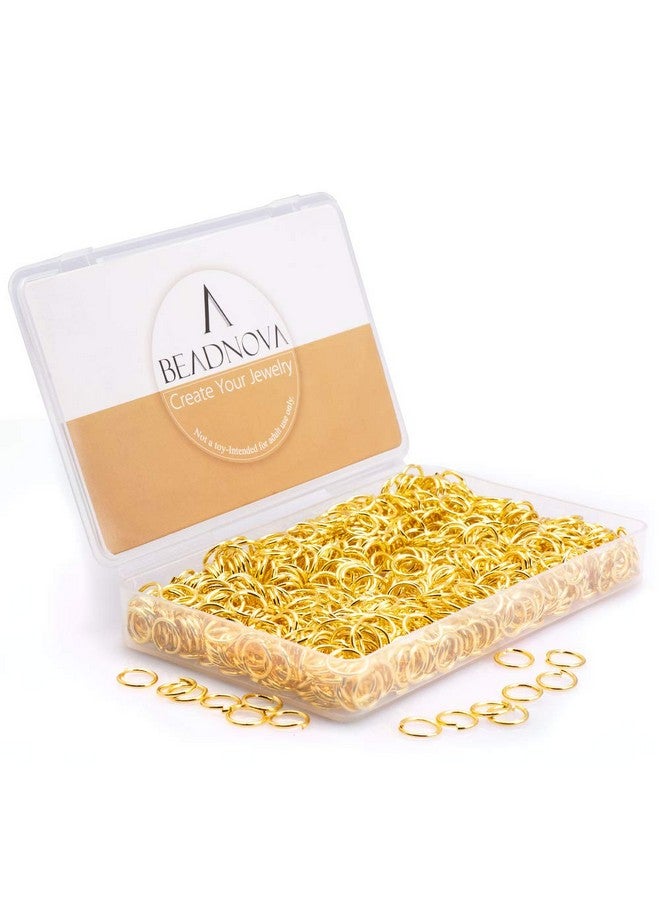 BEADNOVA 10Mm Jump Rings Gold Jewelry Jump Rings For Jewelry Making Open Jump Rings For Keychains (900Pcs) - Image 1