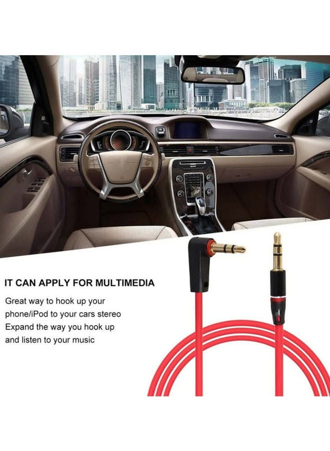 NIBEMINENT 3 Pole Male To Record Car Aux Audio Cord Headphone Connect Cable - Image 3