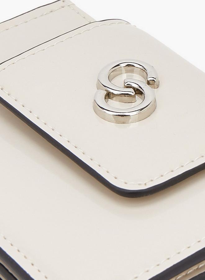 Celeste Solid Card Holder With Snap Button Closure - Image 5