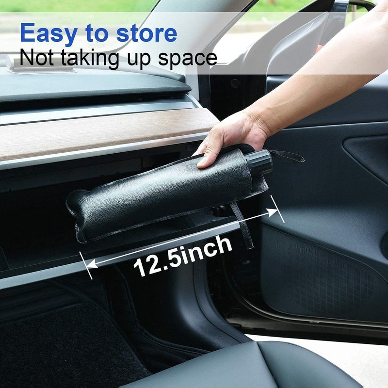 SHOWAY Car Sun Shade for Windshield Foldable Sunshades Umbrella for Car Front Windshield, Easy to Store and Use Protect Vehicle from UV Sun and Heat Fits Windshields of Various Sizes (57'' x 31'') - Image 5