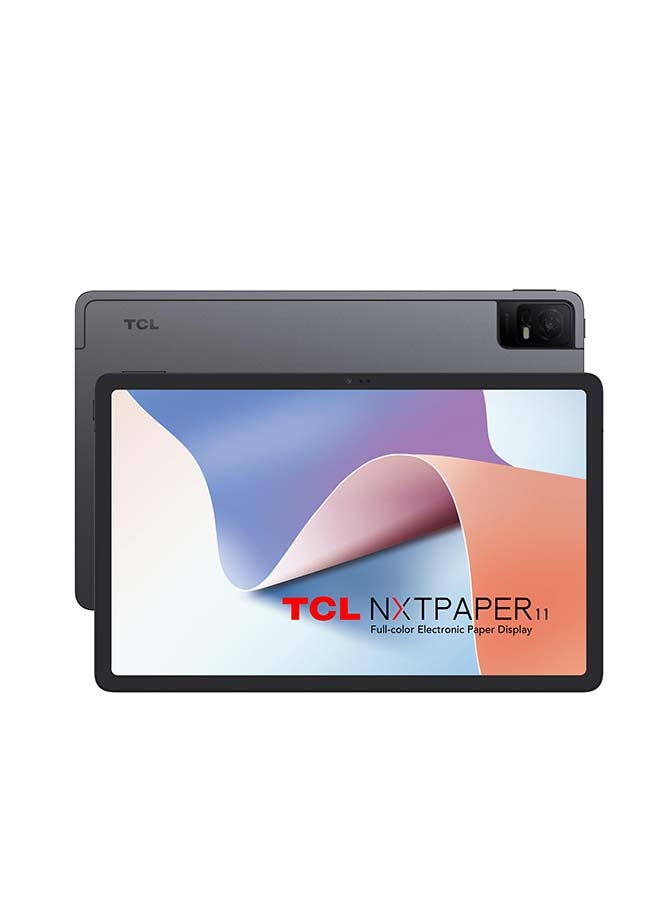 تاب NXTPAPER 11 رمادي 4 جيجابايت رام 128 جيجابايت واي فاي - نسخة الشرق الأوسط مع غلاف قابل للطي
