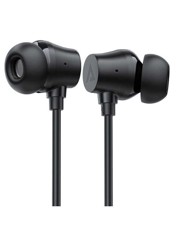 ACEFAST In-Ear Bluetooth Neckband Earphones N3, 60 hours of Music Playback Time, Active Noise Cancelling, IPX4 Waterproof  - Black - Image 2