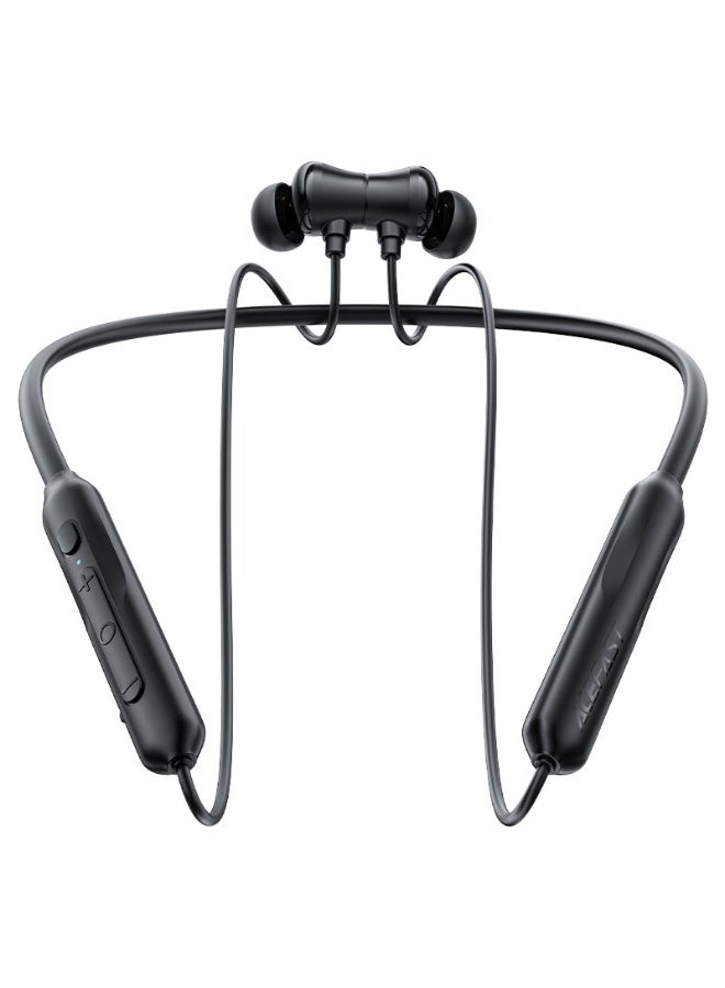 ACEFAST In-Ear Bluetooth Neckband Earphones N3, 60 hours of Music Playback Time, Active Noise Cancelling, IPX4 Waterproof  - Black - Image 3