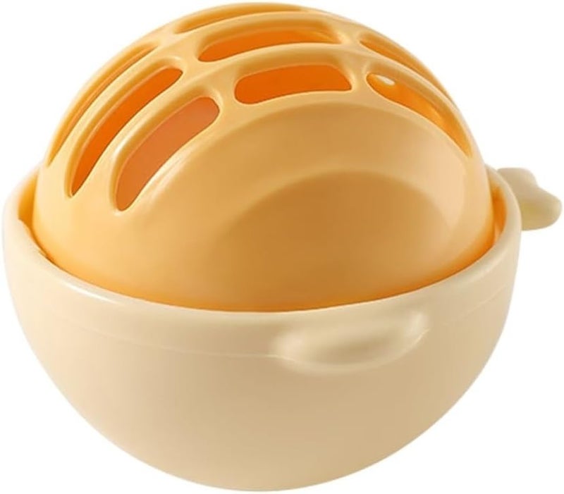 3pcs Reusable Puffer Laundry Balls - Pet Hair Remover & Lint Catcher for Washing Machine(Yellow) - Image 1