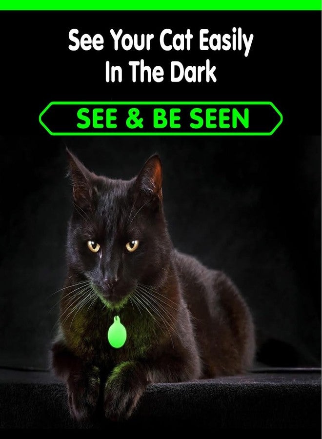 GLO-X Glow in The Dark Pet Collar Tags (Cat Tags) - Image 3