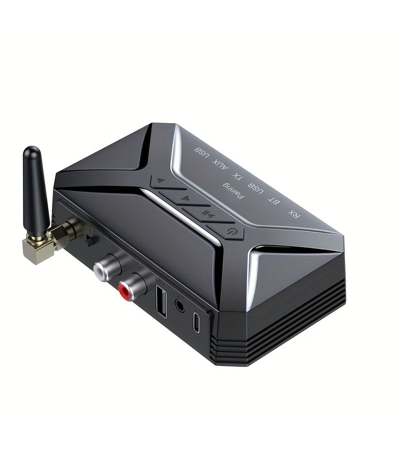 بلاك وايرلس 5.0 محول استقبال وإرسال الصوت مع مدخل 3.5 ملم AUX و RCA و USB - Image 1