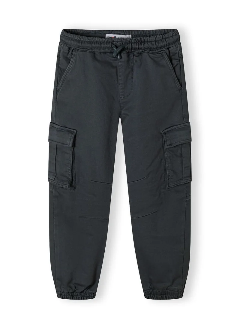 MINOTI Teen Boys Cargo Jogger Trousers with Side Pockets