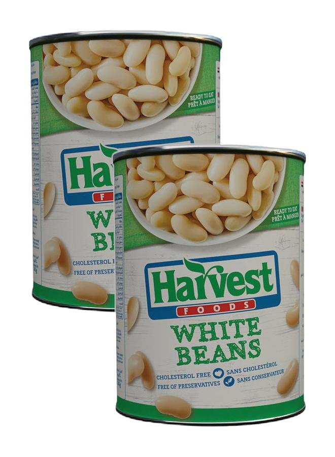 هارفيست فاصوليا بيضاء مطبوخة - 400 جرام (عبوة من 2) - Image 1