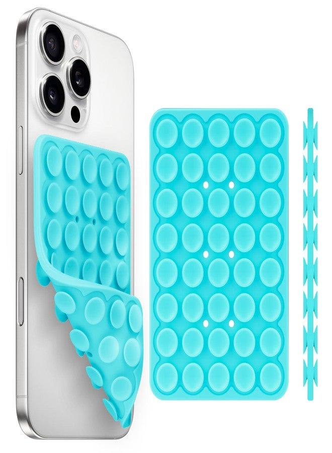 Yojaro Silicone Suction Cup Phone Case Mount Double Sided, Phone Accessories Hands-Free Strong Grip Holder for Selfies and Videos, Silicon Phone Stand for iPhone and Android Sky Blue - Image 1