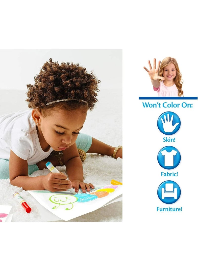 Crayola - Color Wonder Animal Friends Coloring Set | Mess-Free Coloring for Kids - 5 CW Markers | Foldalope Packaging for Easy Storage - Ideal Travel-Friendly Activity | Perfect Gift for Boys and Girls Ages 3+ - Image 2