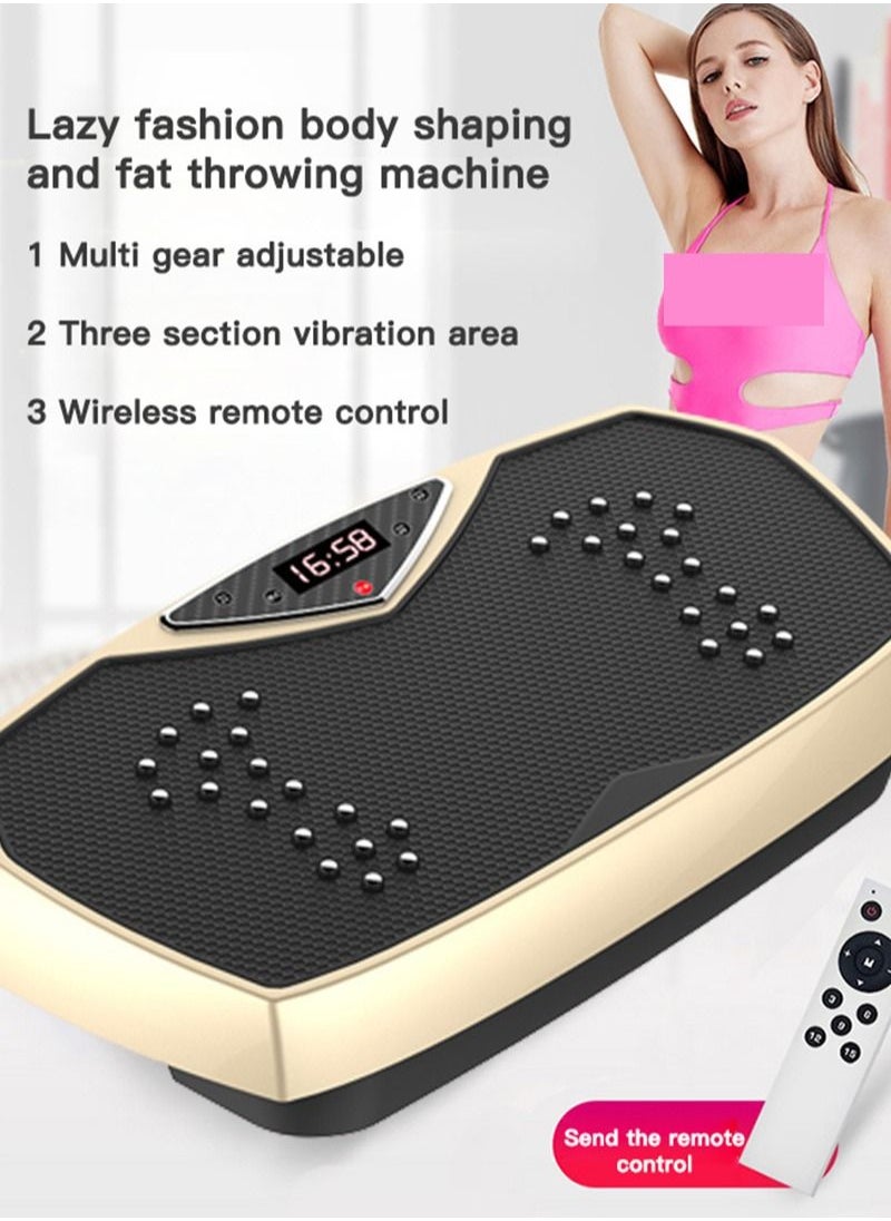 Sharpdo Vibration Plate Exercise Machine Whole Body Vibration Machine for Home Fitness w/Loop Bands, Home Workout Equipment for Weight Loss, Toning & Wellness  - Image 3