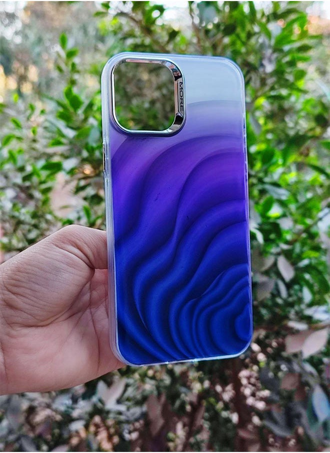 Generic - Iphone 12 Pro Max 3D Protective Case for , Fashion and Unique Design Shockproof, Gloss and Super Soft Design, Compatible with Iphone 12 Pro Max - Purple - Image 1