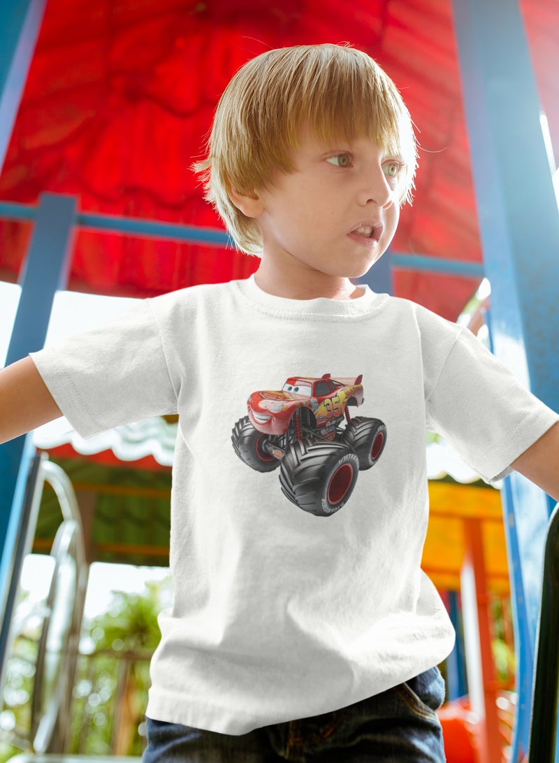 ZOOM McQueen Monster Truck Trendy T-Shirt For Kids 