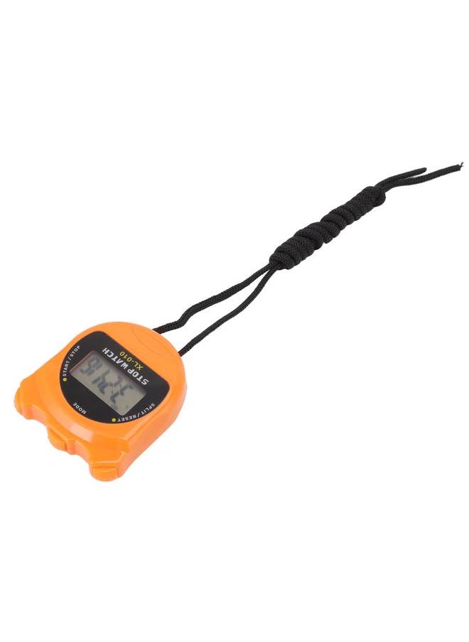 Thoraya - Referee Digital Stop Watch Timer Waterproof Multi Functions 140mAh Sports Stopwatch Timer for Running Racing Yellow - Image 1
