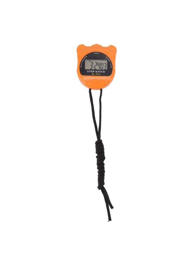 Thoraya - Referee Digital Stop Watch Timer Waterproof Multi Functions 140mAh Sports Stopwatch Timer for Running Racing Yellow - Image 1