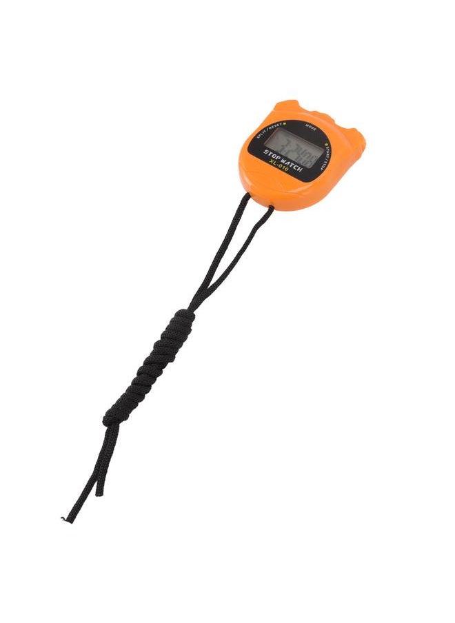 Thoraya - Referee Digital Stop Watch Timer Waterproof Multi Functions 140mAh Sports Stopwatch Timer for Running Racing Yellow - Image 1