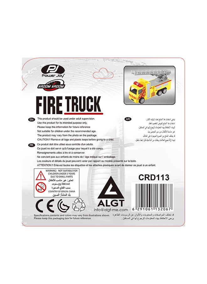 Power Joy - Diecast Dubai Firetruck 1 Pc - Image 1