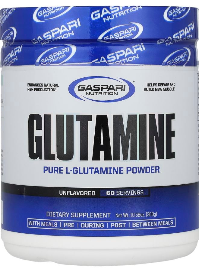 Gaspari Nutrition Glutamine Unflavored 10.58 oz (300 g) - Image 1