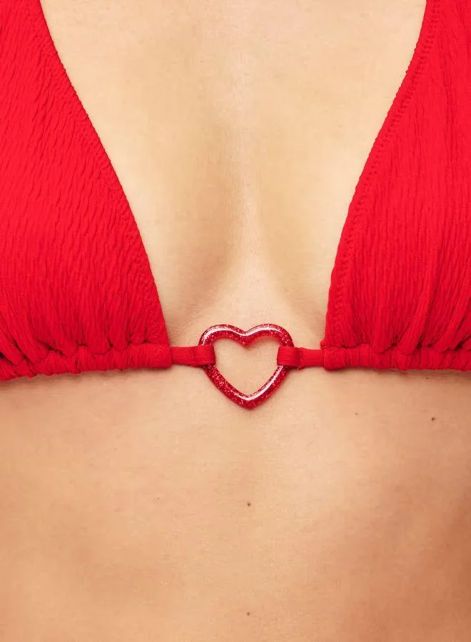 UNDIZ Red Triangle - Bikini top for Women | Best Price UAE