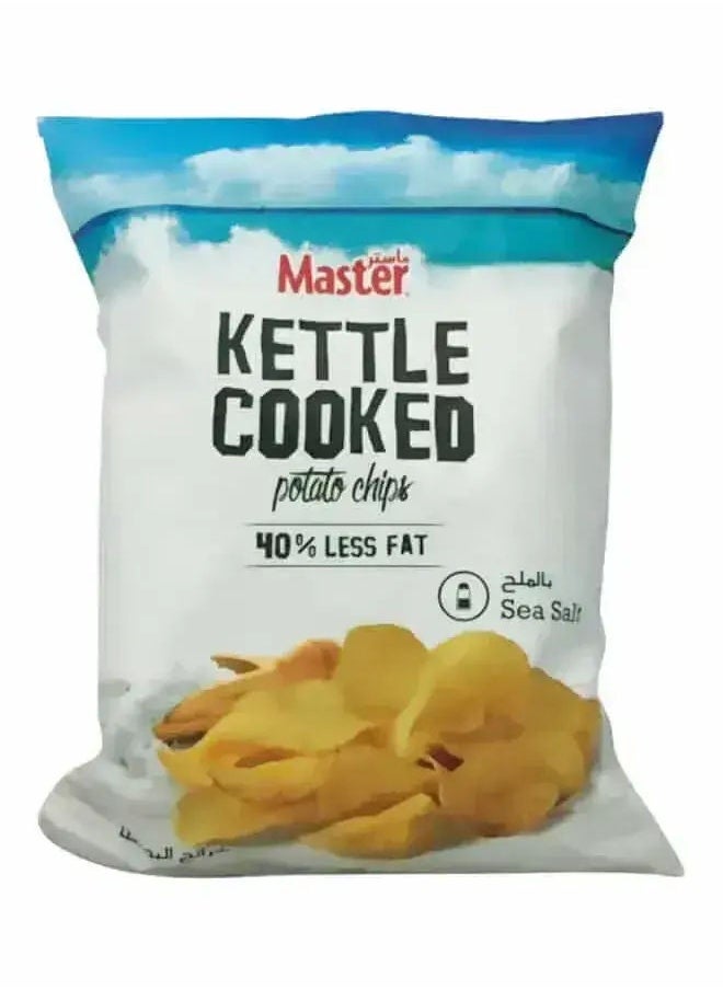 Master Kettle Cooked Potato Chips, Sea Salt, 45g 