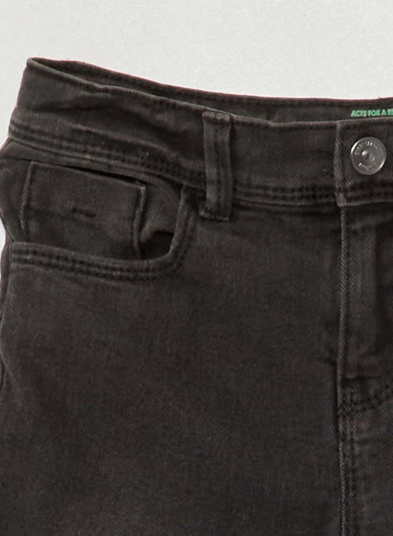 Kiabi slim-fit-eco-design-jeans-black - Image 3