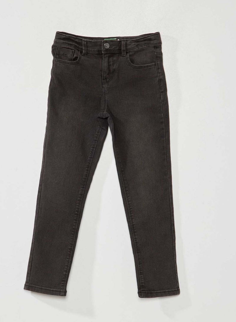 Kiabi slim-fit-eco-design-jeans-black - Image 1