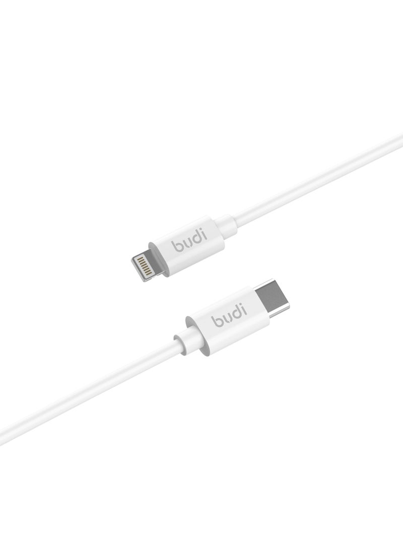 budi USB Type-C to Lightning Cable,  PD Sync and Charging 1M Cable, 195W  - Image 2