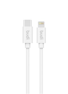 budi USB Type-C to Lightning Cable,  PD Sync and Charging 1M Cable, 195W  - Image 1