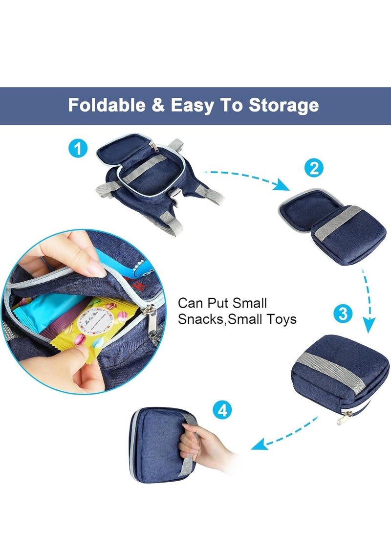 Bebiland Toddler Harness Leash, Anti Lost Wrist Link, Cute Dinosaur Child Safety Rope, Foldable Child Leash Baby Walking Wristband Assistant Strap Belt Hold Baby Boys Girls Close While Walking (Blue)  - Image 3