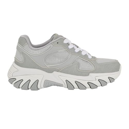 Guess Women's Norina Sneaker, Light Grey 051, 7.5 - Image 5
