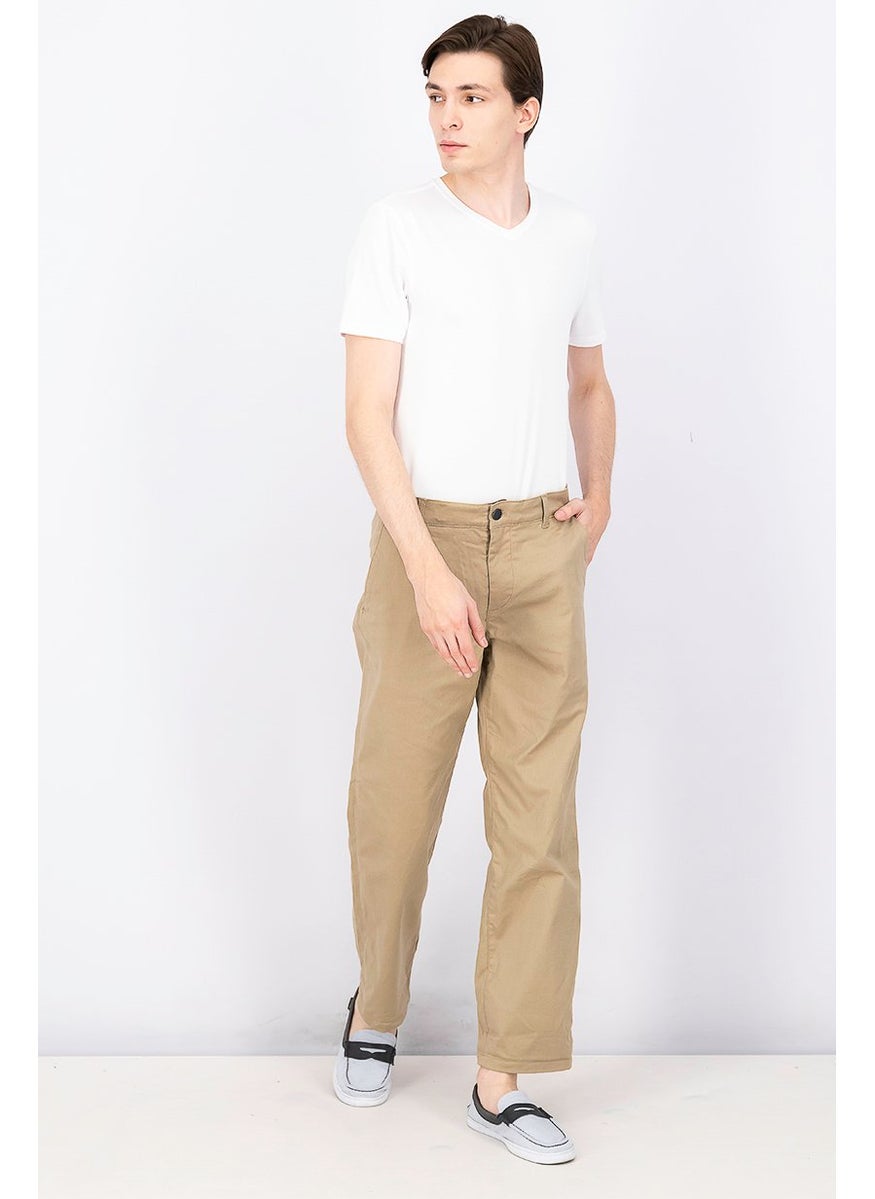 Selected Homme بنطال تشينو سلكي عادي للرجال، شينشيلا  - Image 4