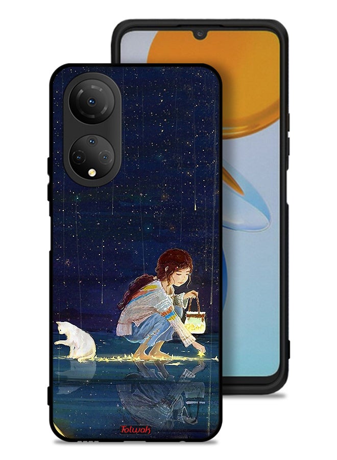 Tolwak Honor X7 Protective Case Cover Collecting Stars Art - Image 1