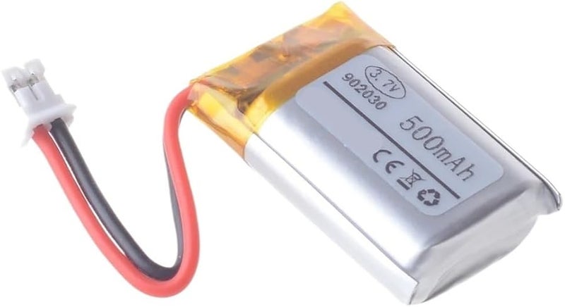 3 7V 500mAh Rechargeable Lithium Ion Battery 2 54 2pin Color - Image 1