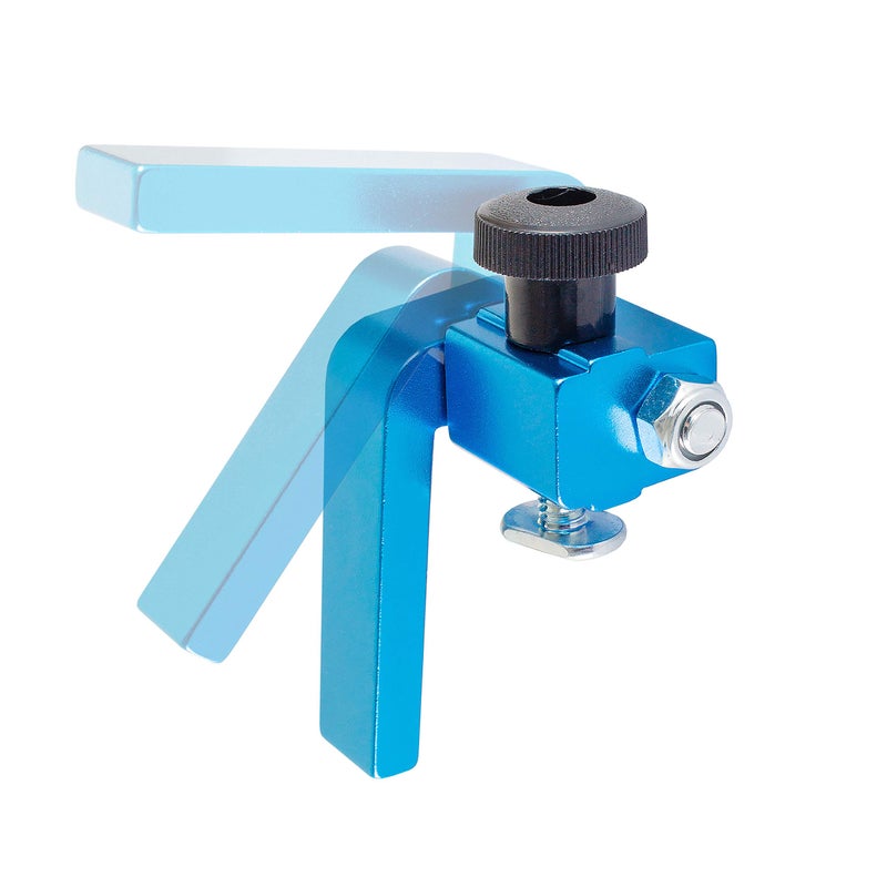 POWERTEC 3" Fence Flip Stop for Table Saw, Miter Saw, and Drill Press, T Track Accessories for Woodworking, 1PK (71367) - Image 2