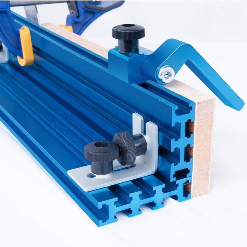 POWERTEC 3" Fence Flip Stop for Table Saw, Miter Saw, and Drill Press, T Track Accessories for Woodworking, 1PK (71367) - Image 3