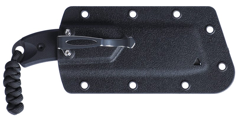 CRKT Razel Compact Fixed Blade Knife with Sheath: D2 Steel Blade with Veff Flat Top Serrations, G10 Handle, 4036 - Image 3