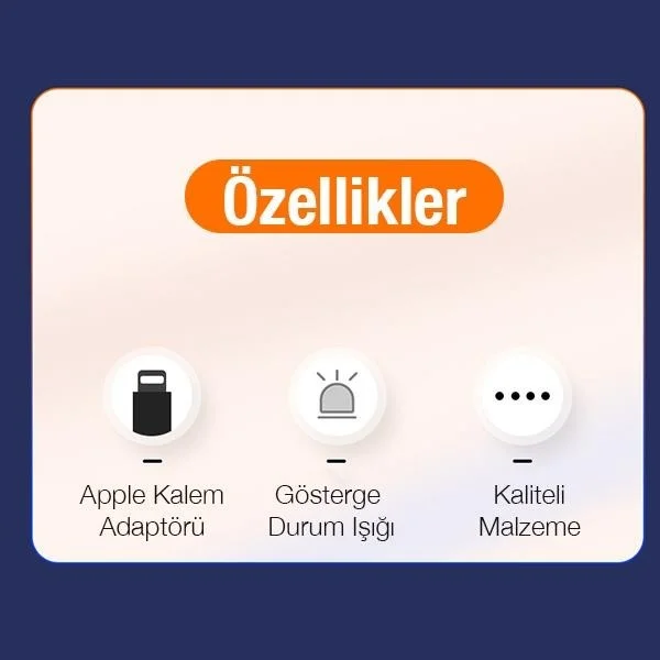 بولهاموبيل Polham Apple Pencil Pen Charging Adapter, Lightning To Lightning Converter Converter, With Indicator Light