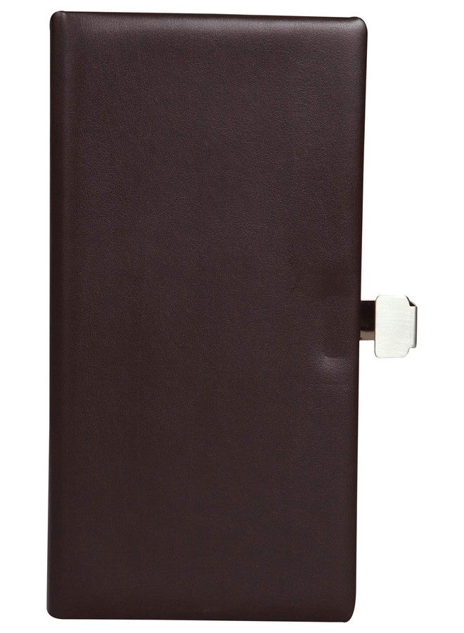 Kitabby- Legacy Slide- A5 Size-Hard Bound Notebook with a Sliding Lock Mechanism- Padded PU Soft Leather Cover Material- (Maroon) - Image 5