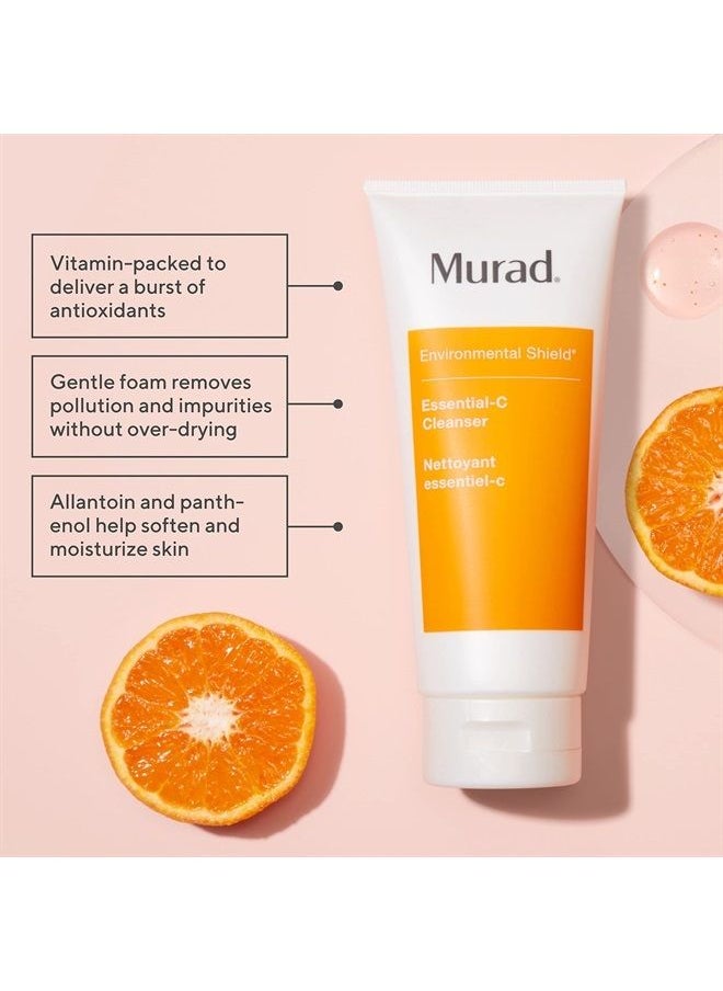 Murad Essential-C Facial Cleanser - Environmental Shield Foaming Gel - Vitamin & Antioxidant Rich Treatment Backed by Science, 2 Fl Oz  - Image 3