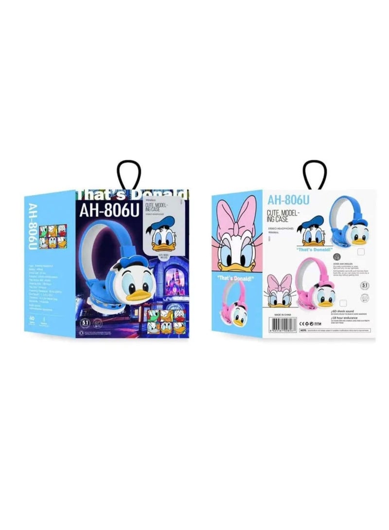 سماعات رأس لاسلكية مع إضاءة LED عزل ضوضاء فعّال بفضل تصميم تجويف الأذن المغلق بطارية تدوم حتى 15 ساعة - Image 2