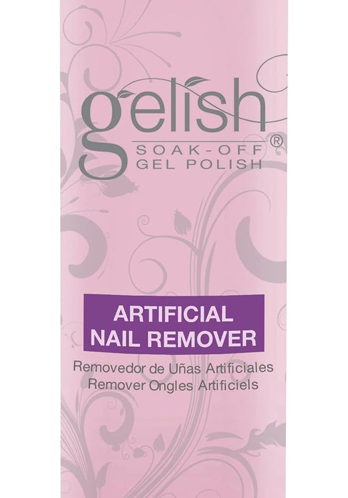 Gelish Artificial Nail Remover - 16oz (480ml) Acetone-Based Formula for Gel Polish Removal - Image 1