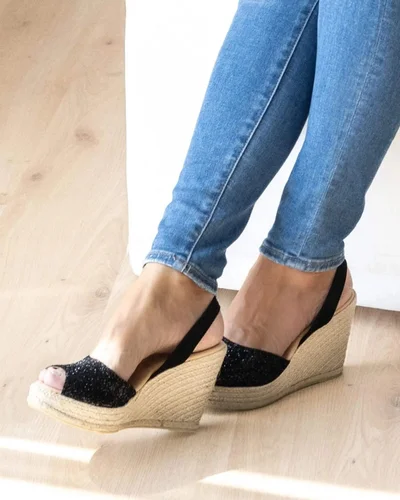 SHOEQ Roxy Espadrille Wedge