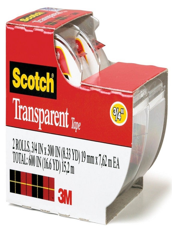 Scotch  3m 2157ss 3/4" X 250" Scotch® Transparent Tape 2 Count - Image 3
