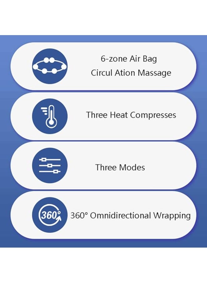 Head Massager With Heat Sleep Massage Instrument Treat Insomnia Scalp Massager For Deep Relaxation And Pressure Relief,Blue  - Image 3