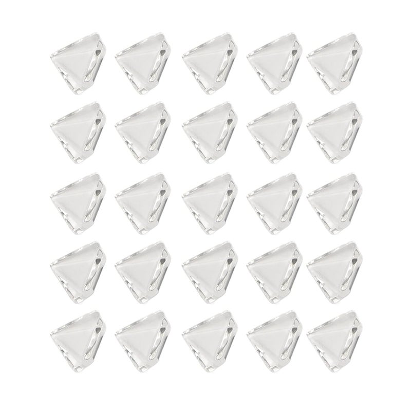 Glass Nail Polish Color Card50PCS Crystal Nail Art Color Display Tips Transparent Nail Practice Card Design for Beauty Salon
