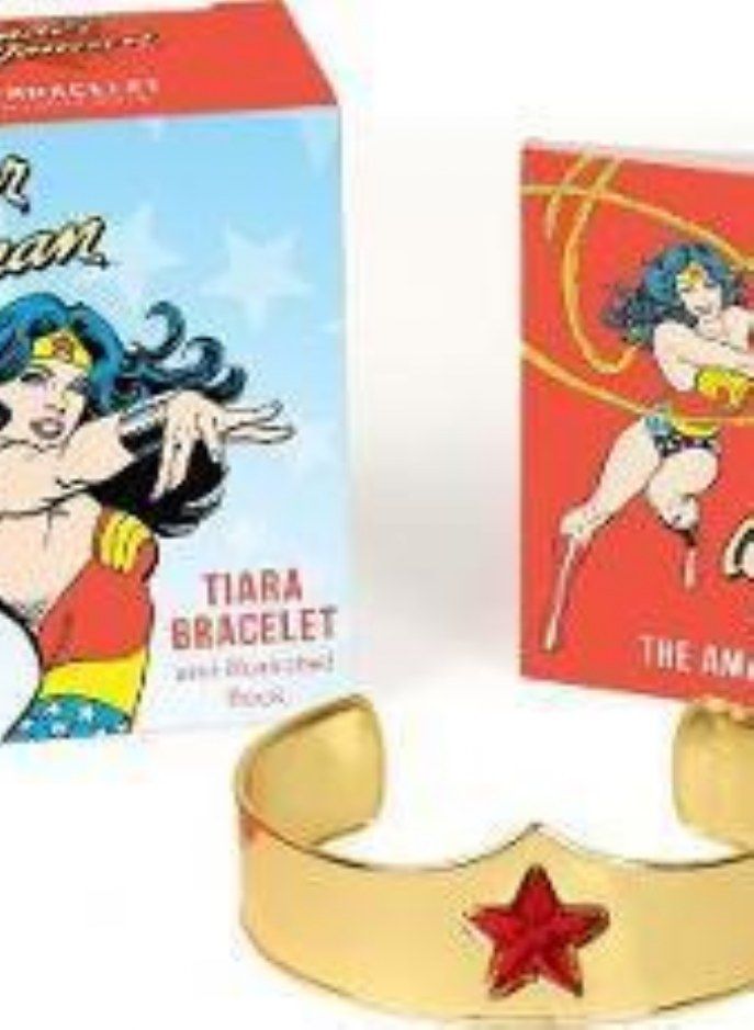 Wonder Woman Tiara Bracelet and Illustrated Book 